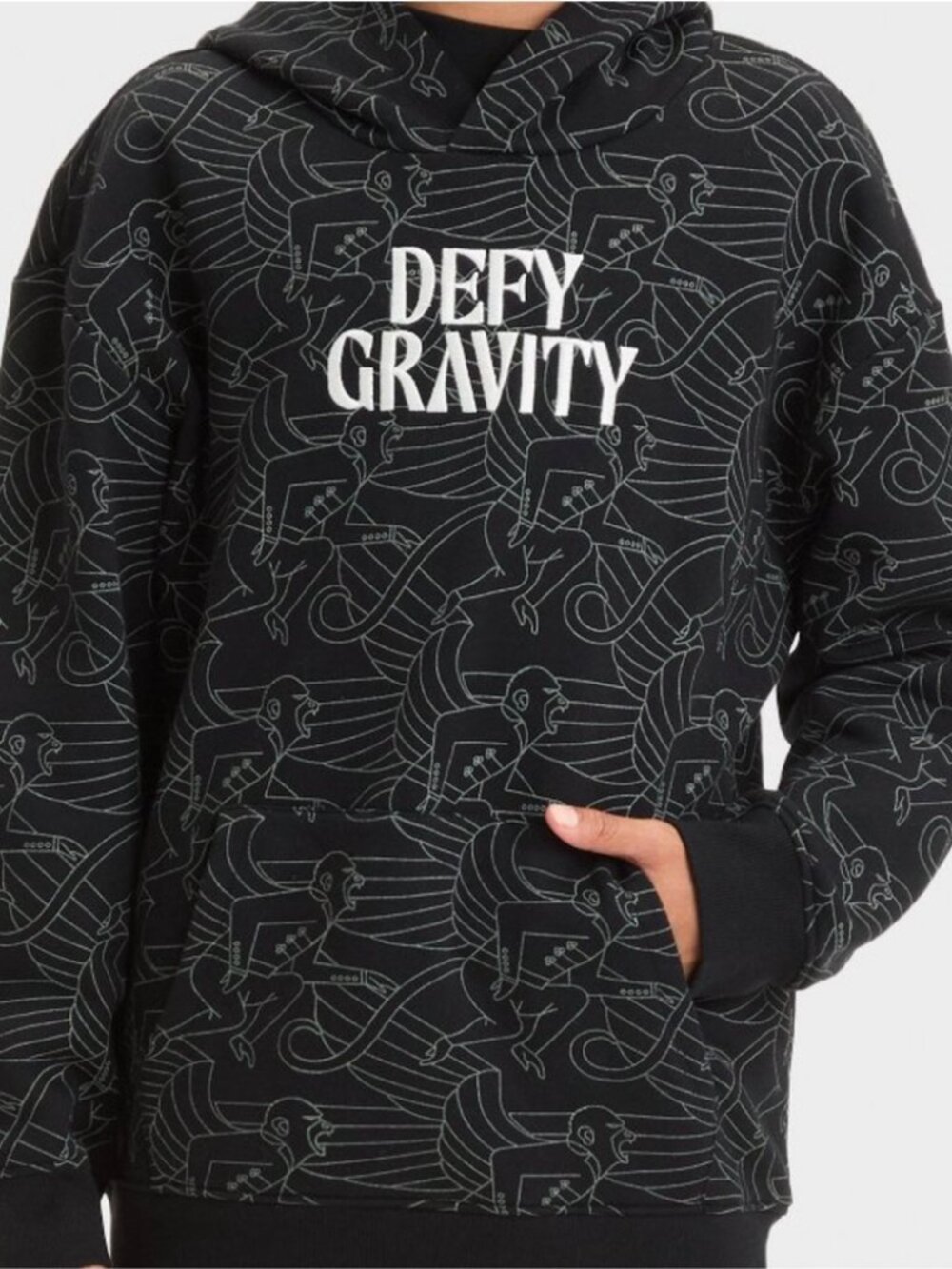 NEW Boys' Wicked Gravity Pullover Sweatshirt - Black